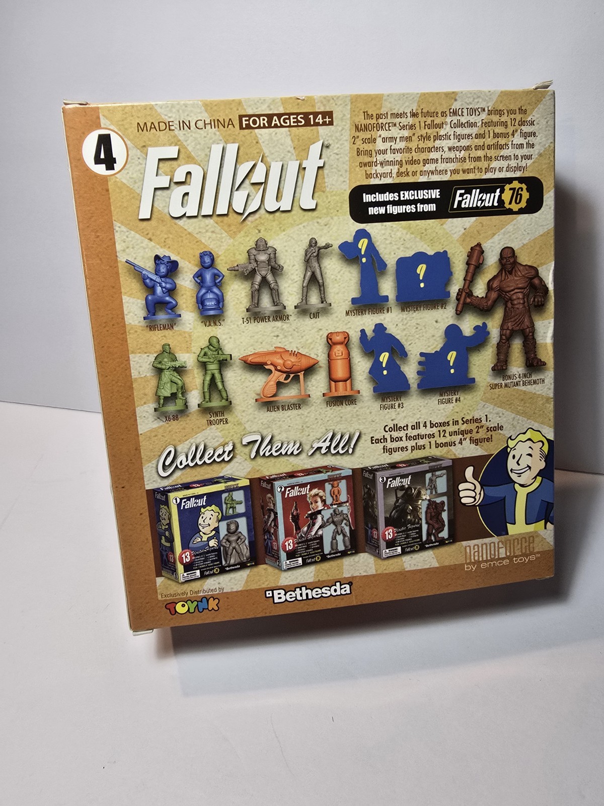 Fallout 76 #4 Nanoforce 13x Plastic Figures Bethesda Toynk