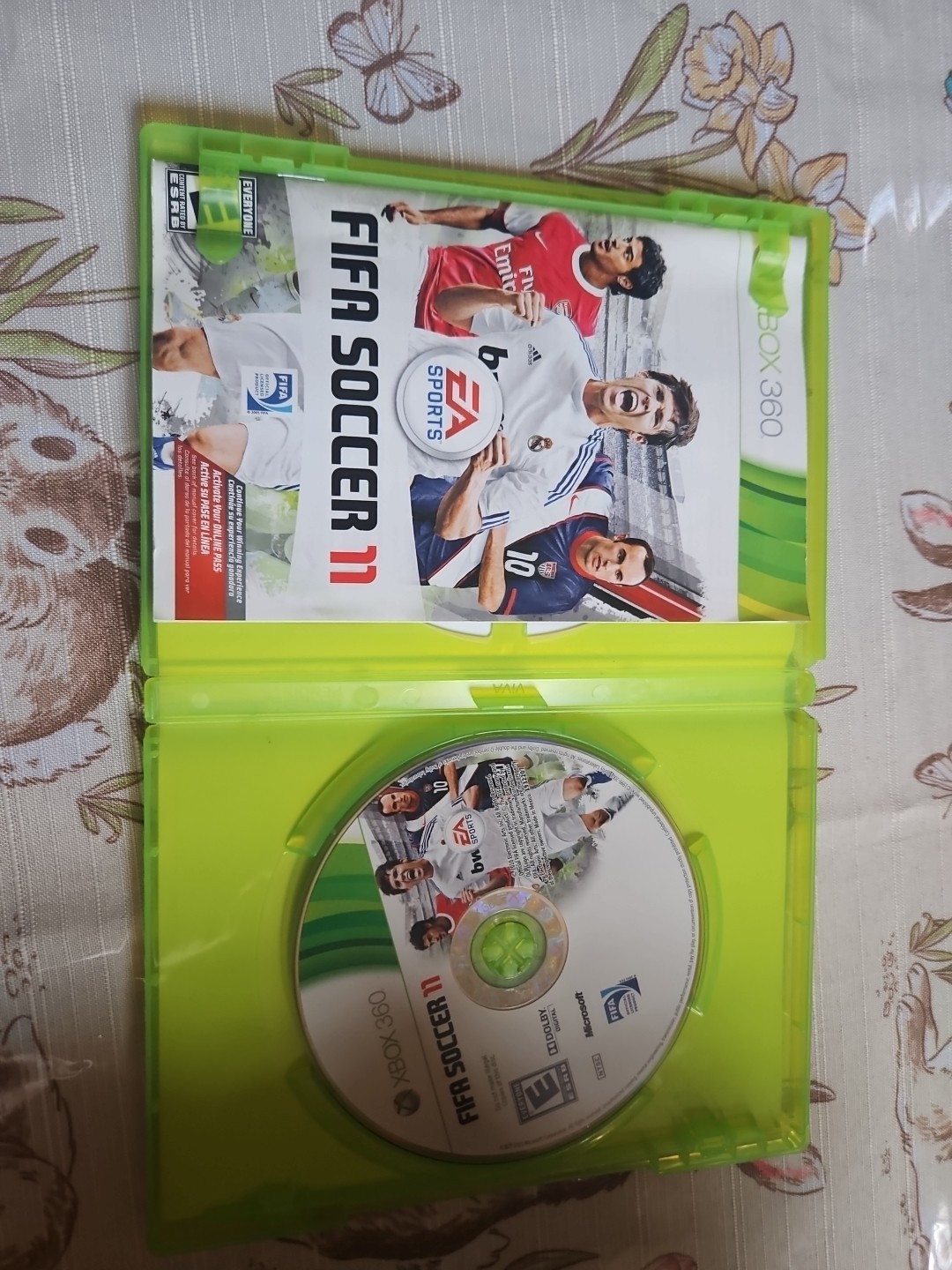 FIFA Soccer 11 Xbox 360 Game EA Sports Rated E Disc And Manual In Case