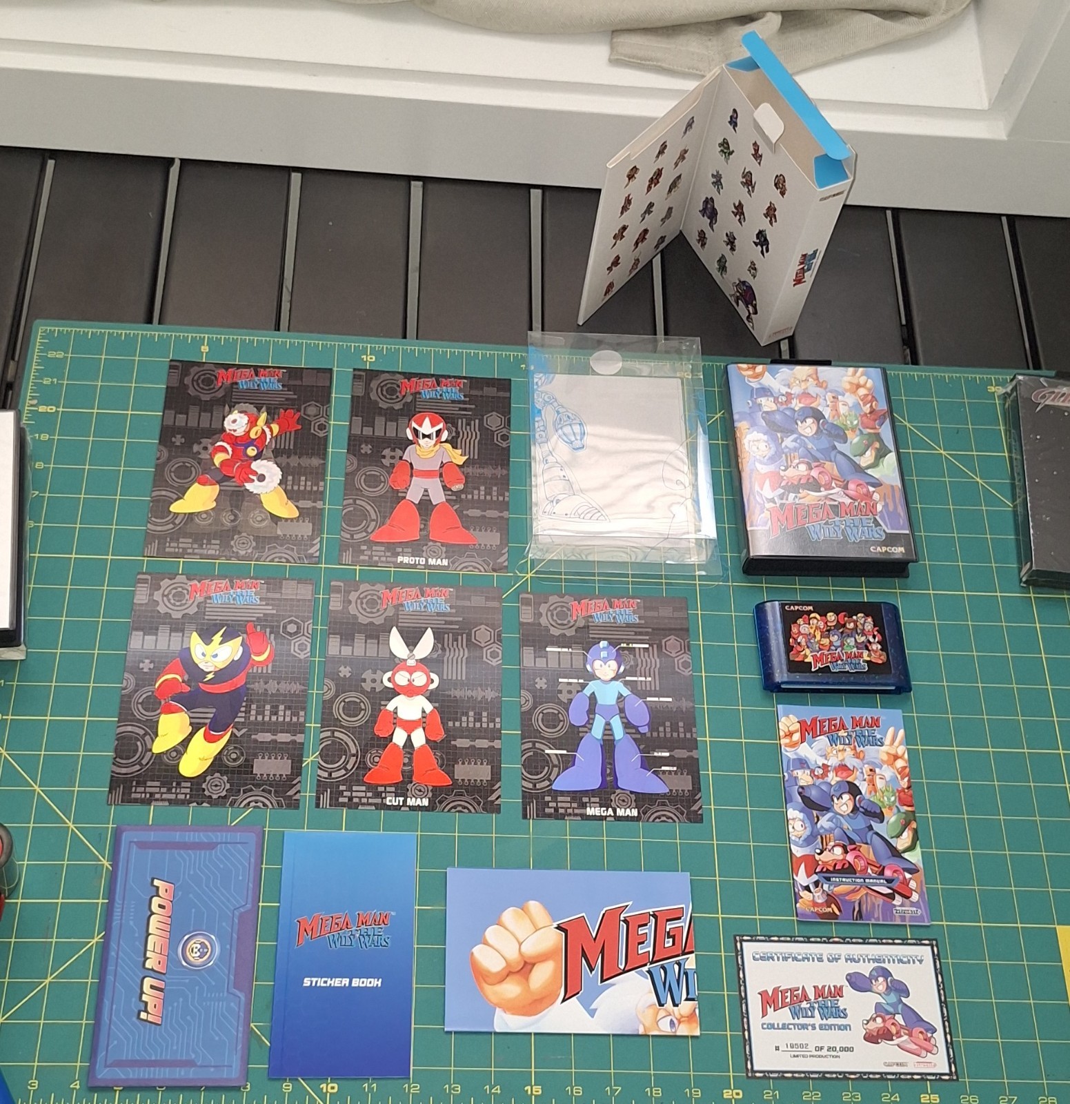 Sega Genesis Retro-Bit 3 Game Lot Mint Valis III, Gleylancer, Megaman Wily Wars