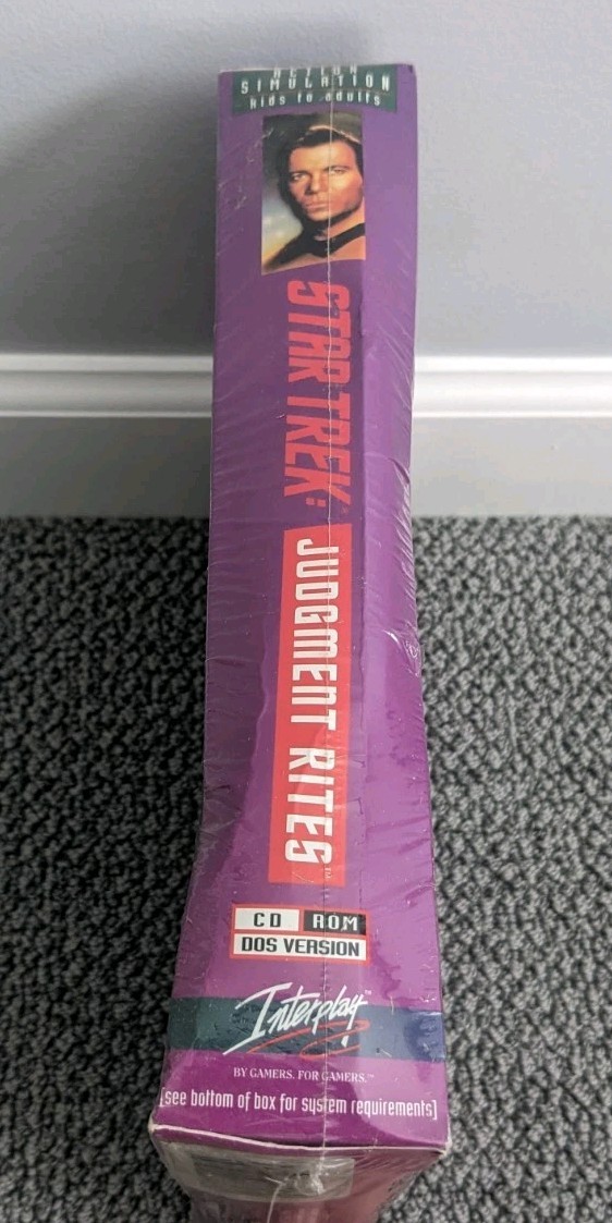 Star Trek: Judgment Rites – 1993 PC Game By Interplay Productions – Sealed Box
