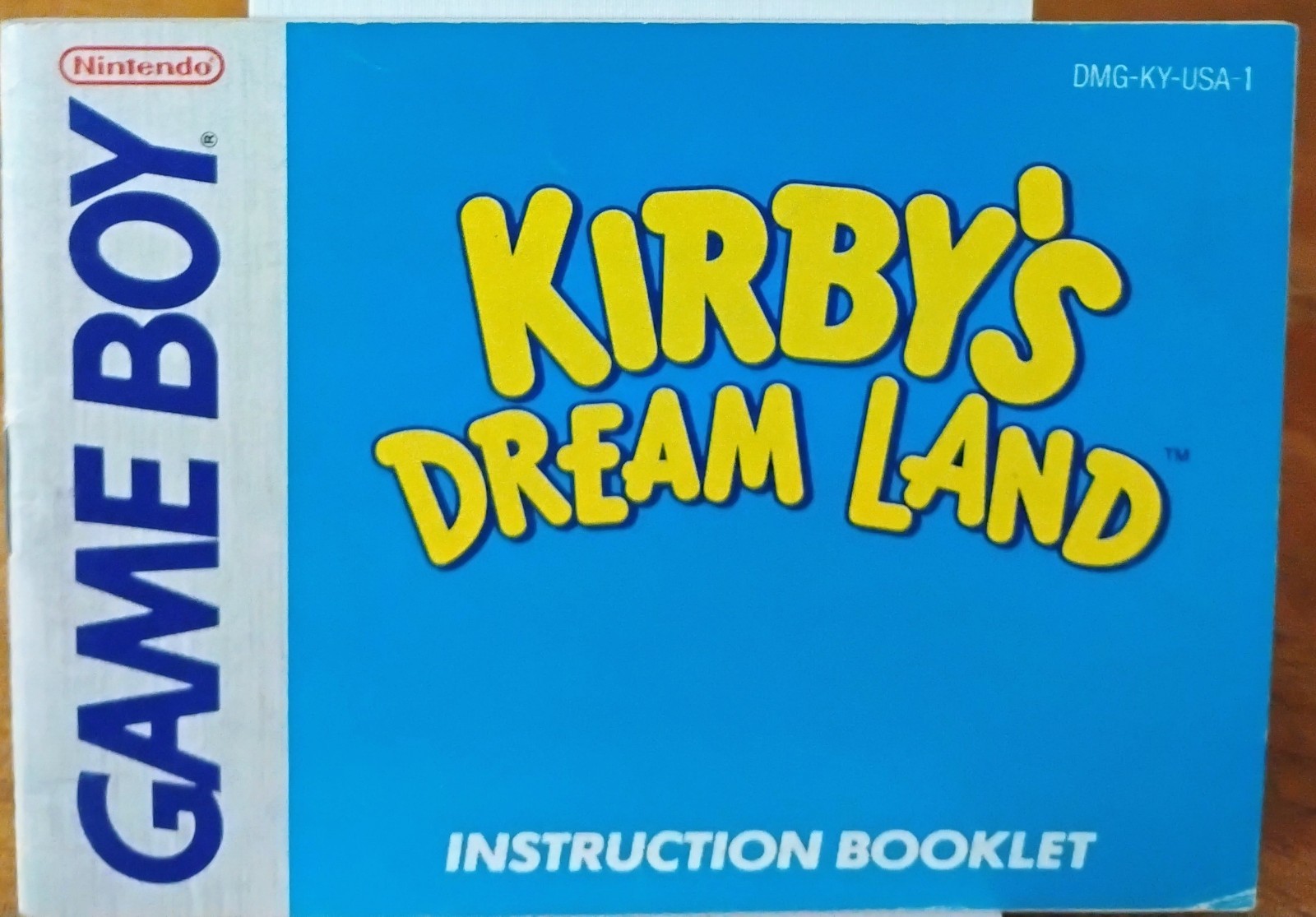 Kirby’s Dream Land (Instruction Booklet Only – DMG-KY-USA-1) Nintendo Game Boy