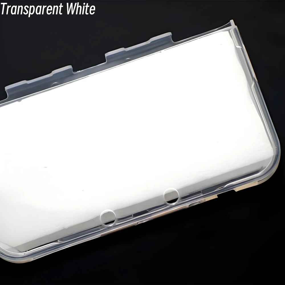 Transparent Protective Case for NEW 3DS XL / LL TPU Soft Cover Clear Black White