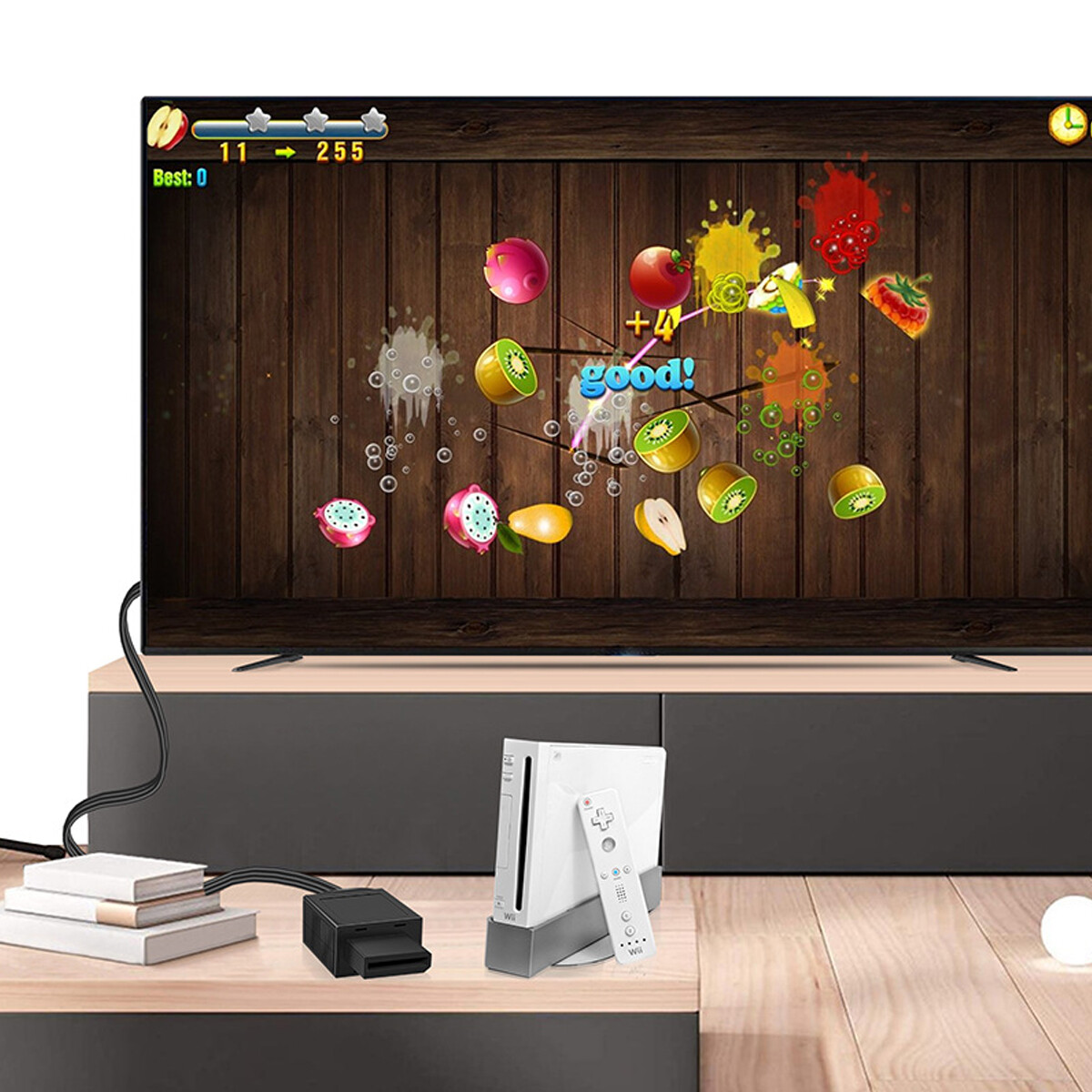 WII to HDMI Cable Converter Full HD 1080P WII to HDMI Wii 2 HDMI Converter_NEW