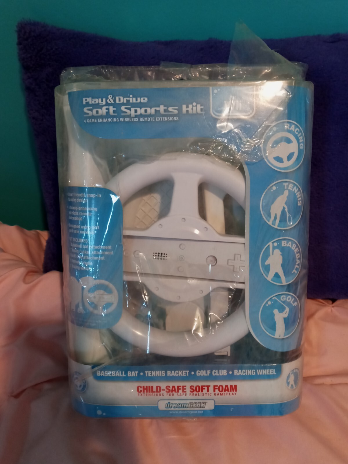 WII Play and Drive Soft Sports Kit – 4 Game Extensions