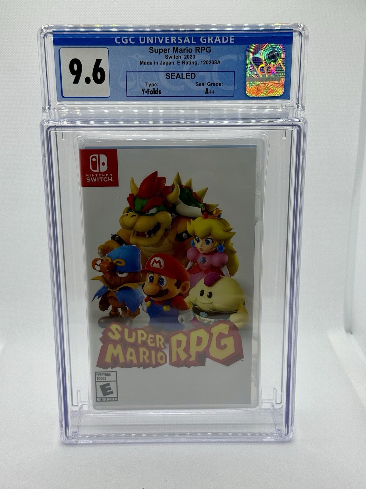 Super Mario Bros RPG – Nintendo Switch – New/Sealed – Graded CGC 9.6 A++