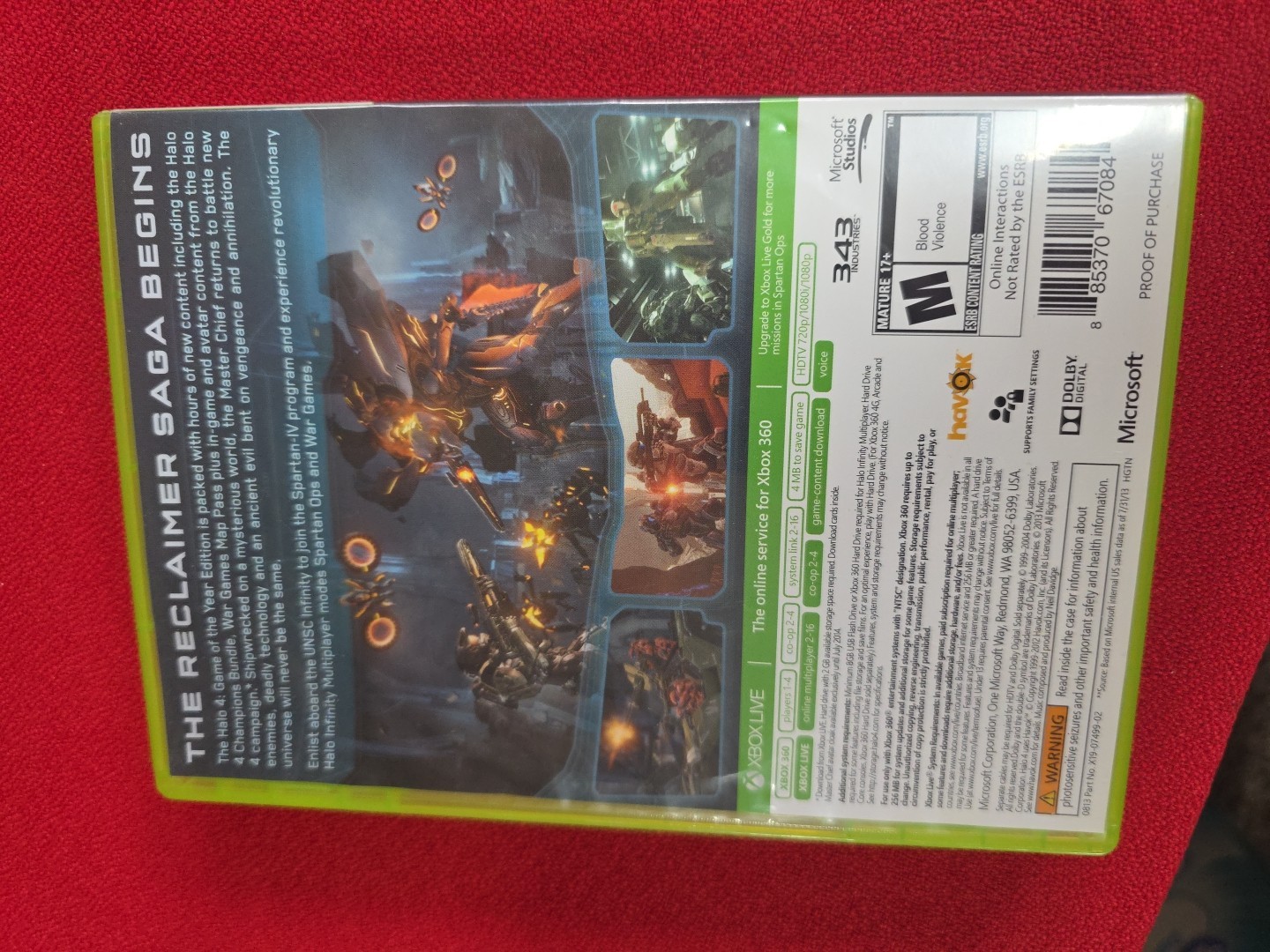 Halo 4 — Game of the Year Edition (Microsoft Xbox 360, 2013)