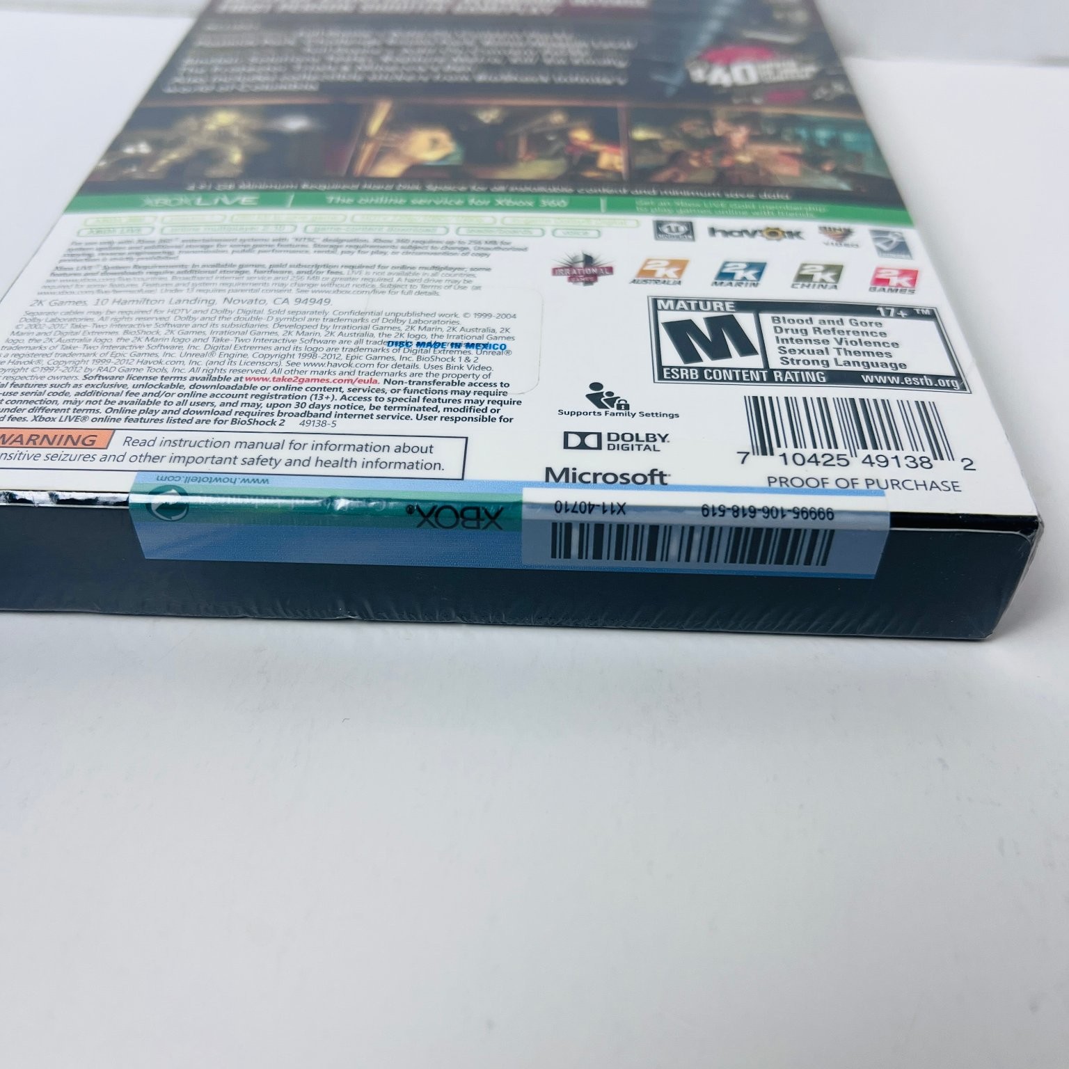 BioShock Ultimate Rapture Edition Xbox 360 Video Game New Sealed