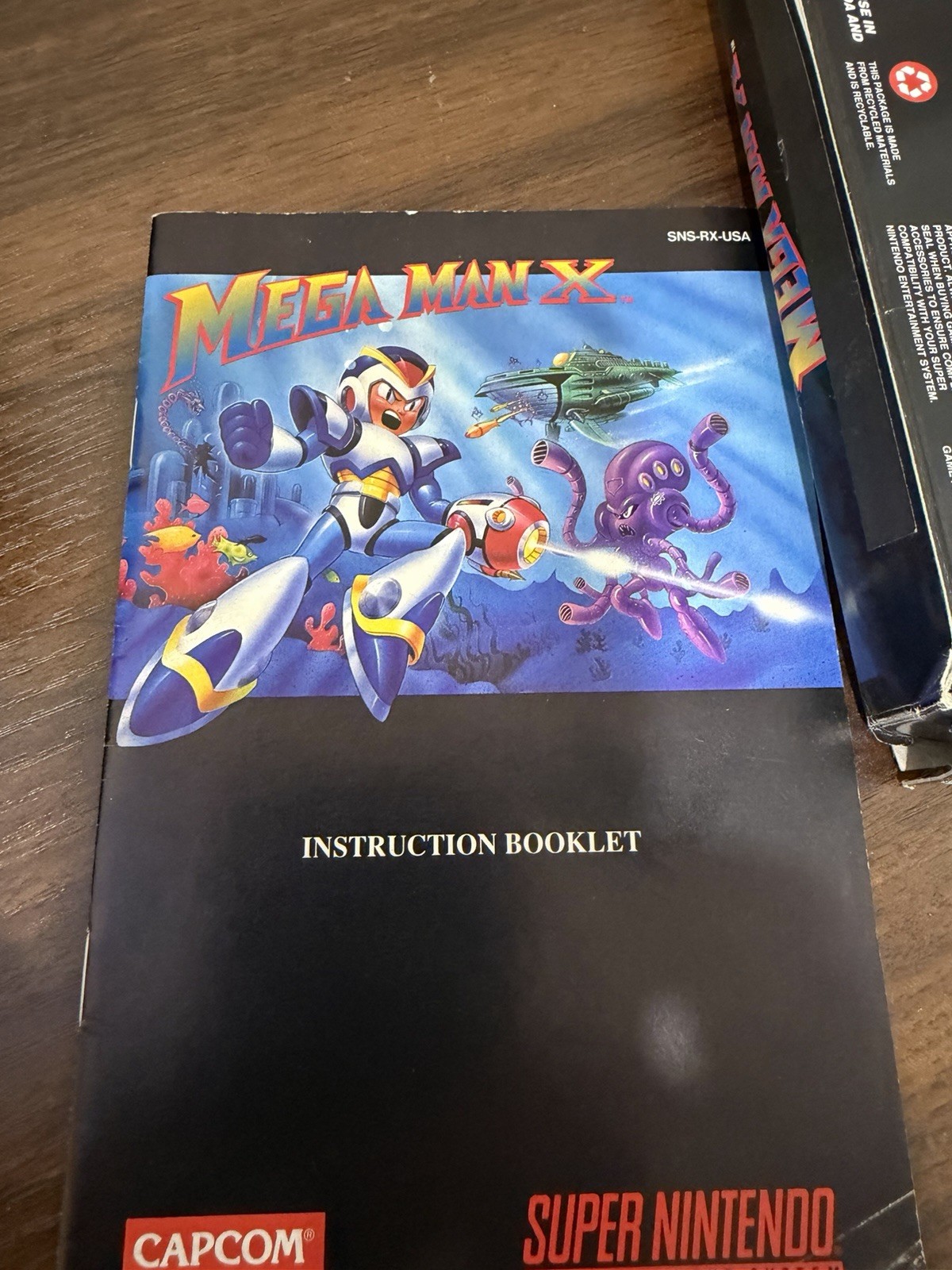 Mega Man X (Super Nintendo SNES, 1994) Complete CIB Manual Clean Tested