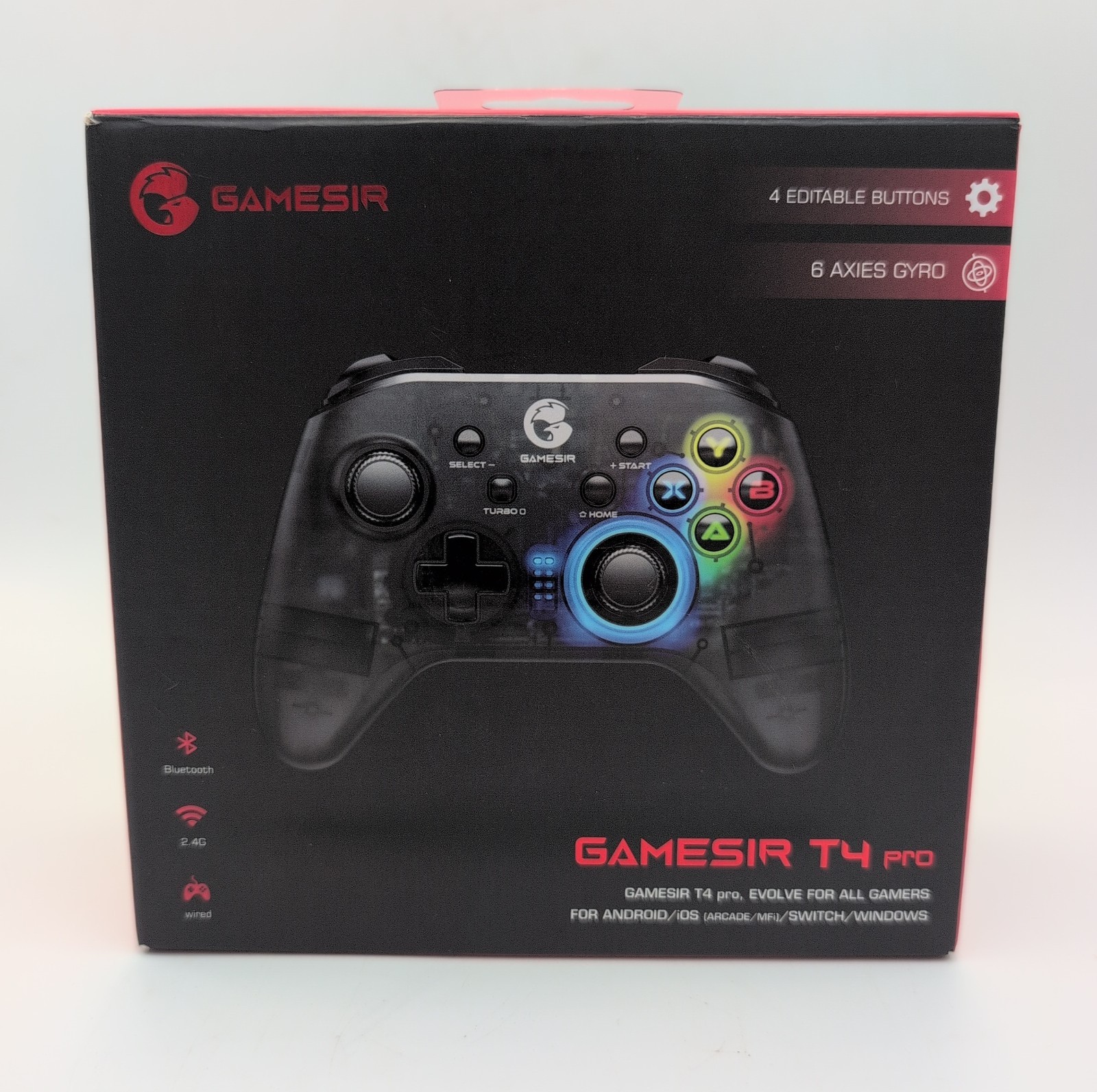 Game Wired/Wireless T4 Pro Switch/Android/iOS/PC Bluetooth Gaming Controller