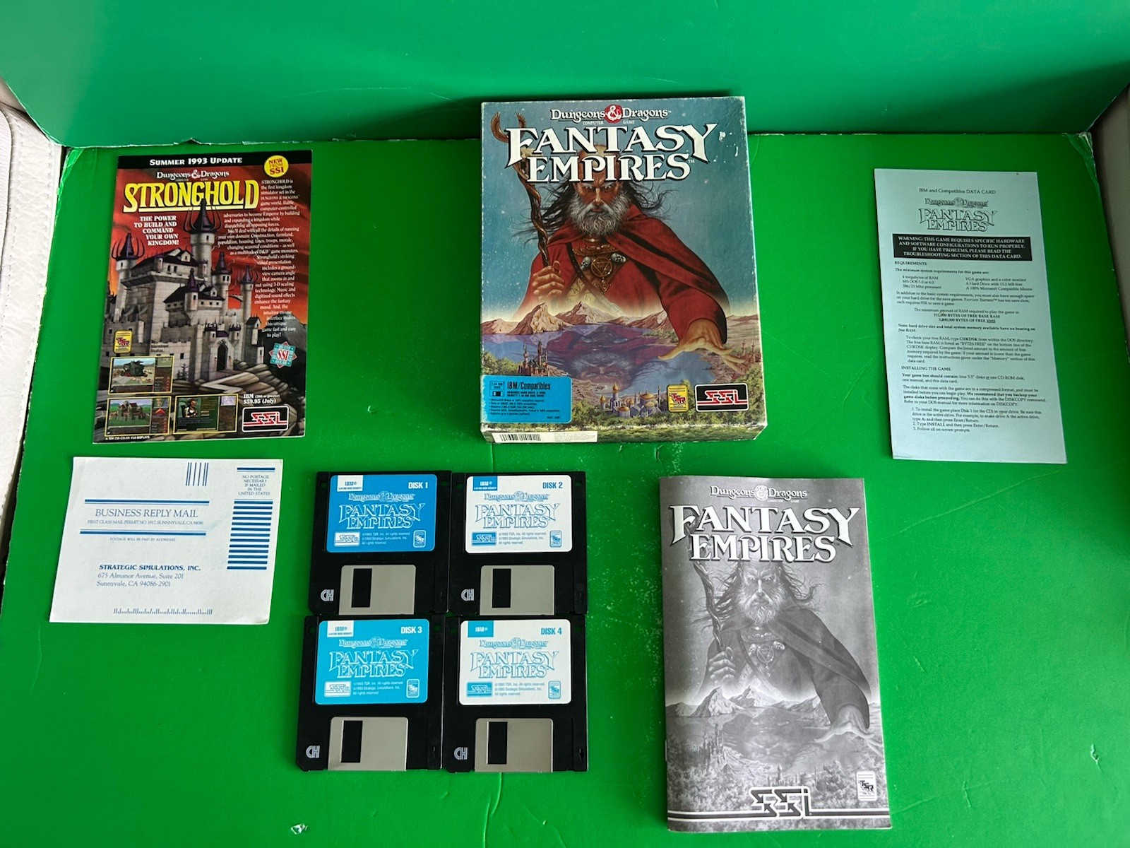 SSI Fantasy Empires Big Box Role Strategy Role Playing Game