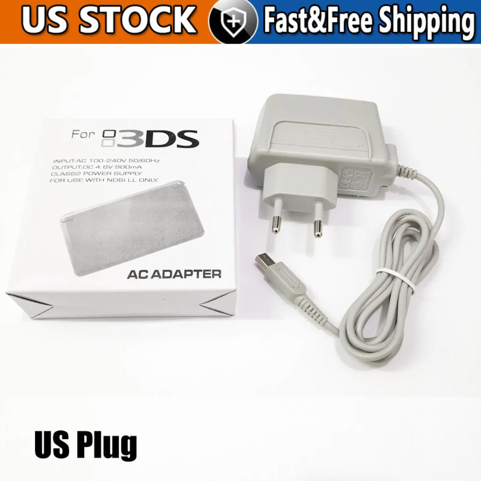 AC Adapter Home Wall Charger Cable Power Plug for Nintendo DSi/ 2DS/ 3DS/ DSi XL