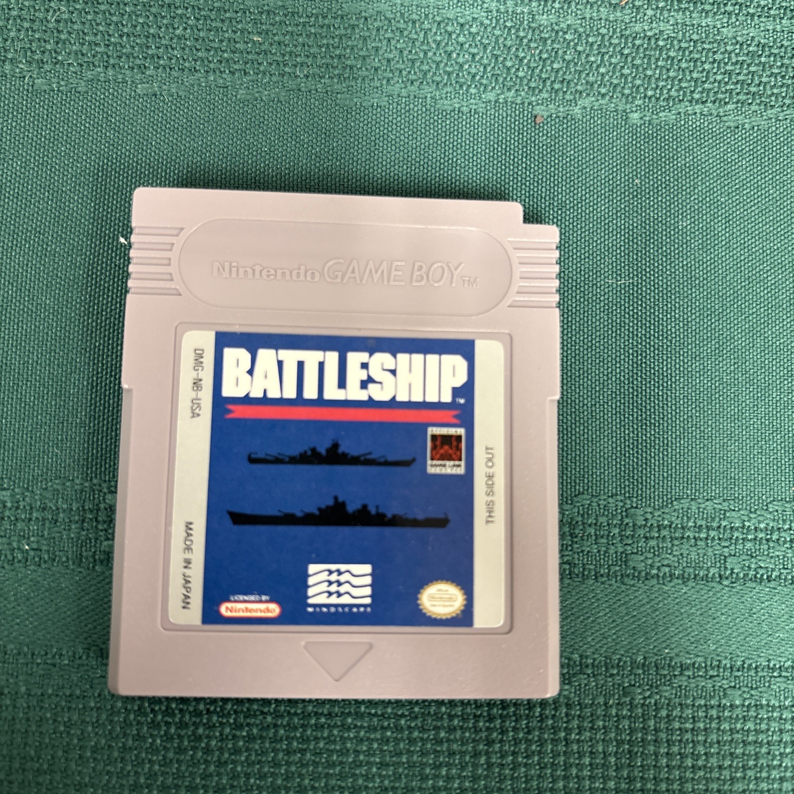 Nintendo Gameboy Battleship Game Cartridge Single Unit