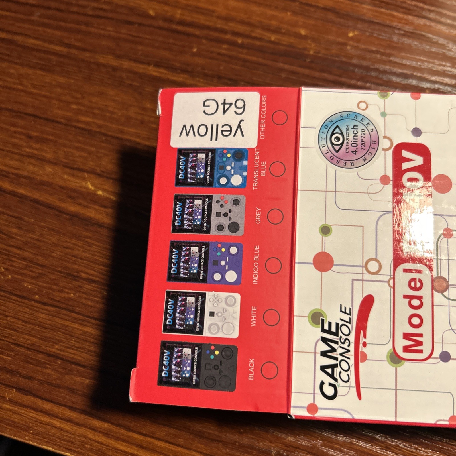 DC40V Handheld Game Console – 4.0 Inch Gaming Console 64GB