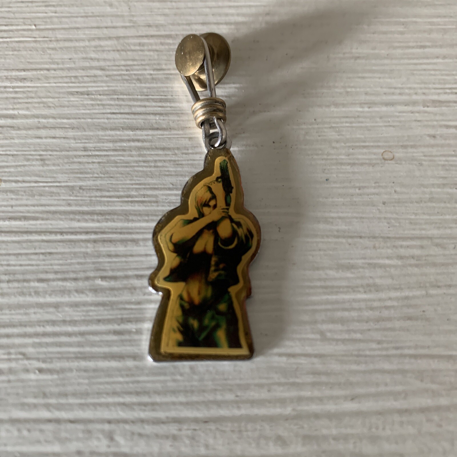 Parasite Eve 2 II Aya Brea Keychain Zipper Pull PlayStation 1999 Sony PS1 Rare