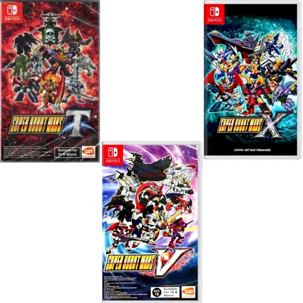 Super Robot Wars T + V + X (Multi-Language) Switch New Game Bundle (Turn-Based)