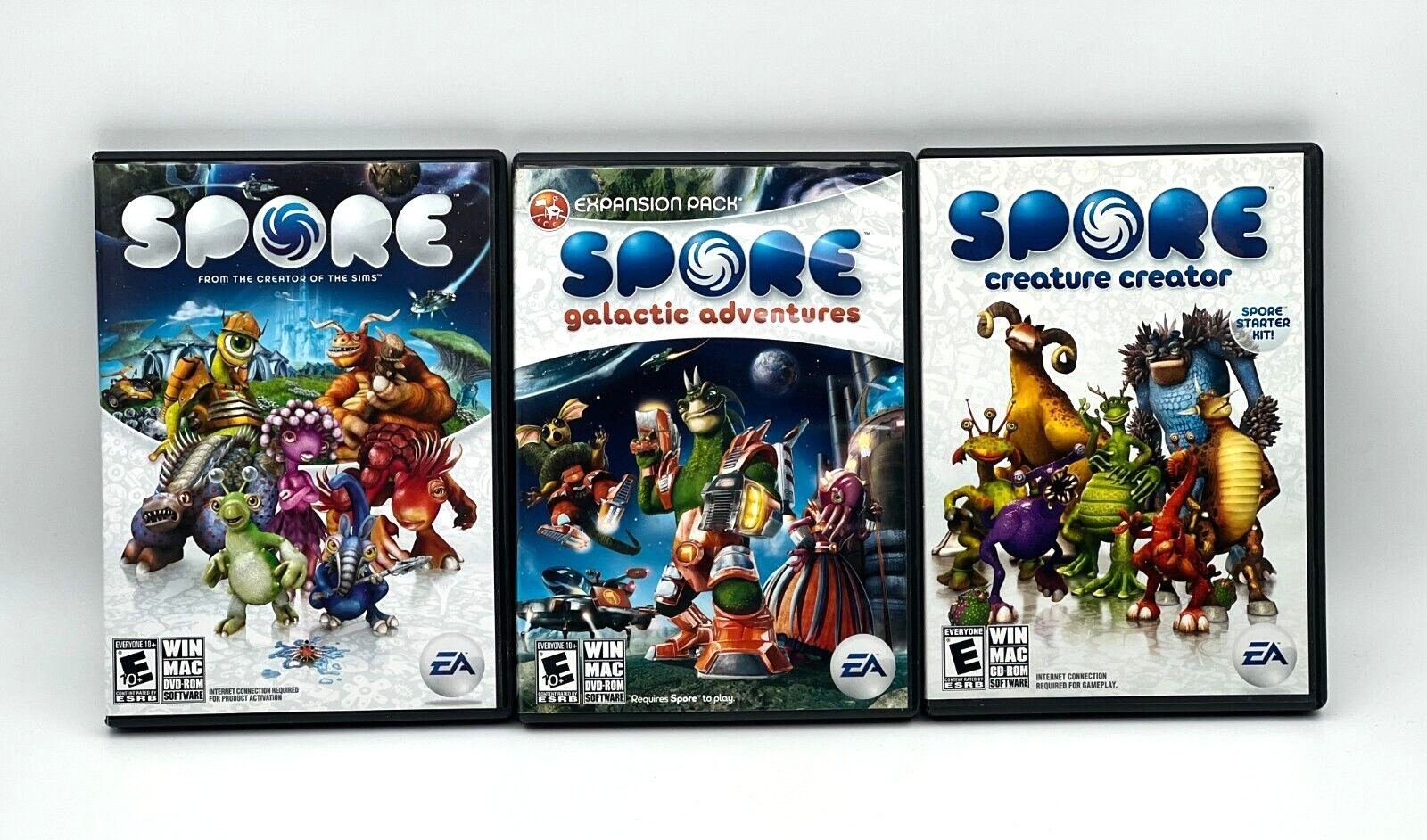EA: Spore Base Game + Galactic Adventure + Creature Creator | COMPLETE