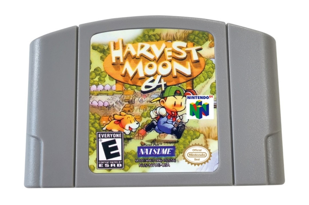 HARVEST MOON FOR THE NINTENDO 64 GAMING CONSOLE (N64) (1999) US VERSION