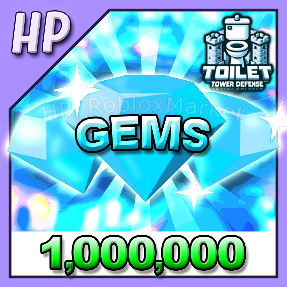 GEMS: 1,000,000 ▶️ TTD – Toilet Tower Defense [⚡FASTEST DELIVERY⚡] unit units
