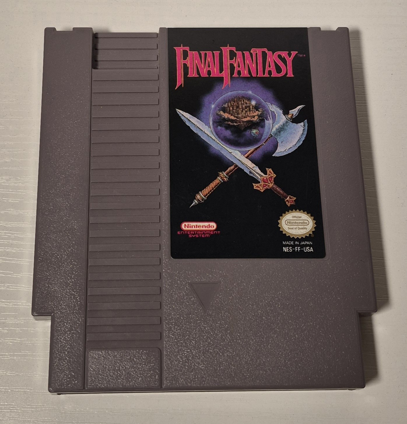 Final Fantasy Authentic Nintendo NES CIB W/ Manual & Both Maps Tested Working