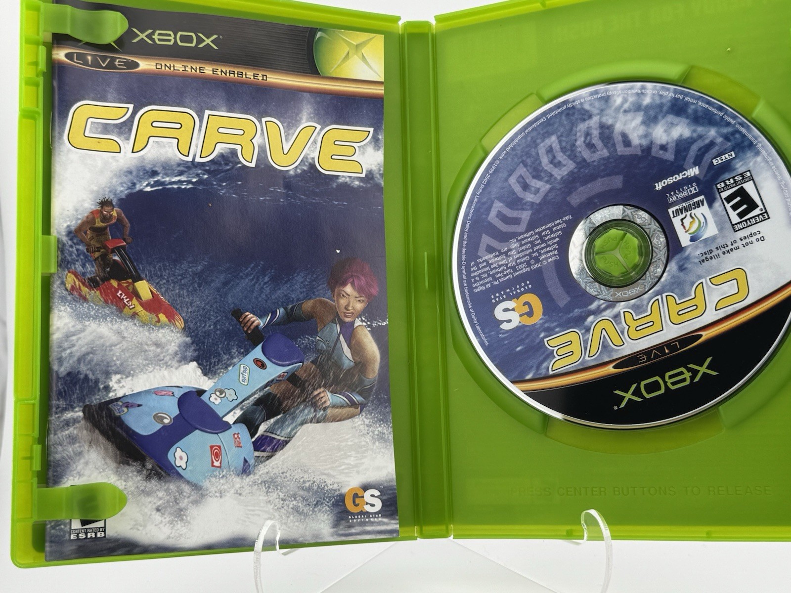 Global Star Software Carve Xbox Racing Watercraft E 2004 NTSC Online Multi