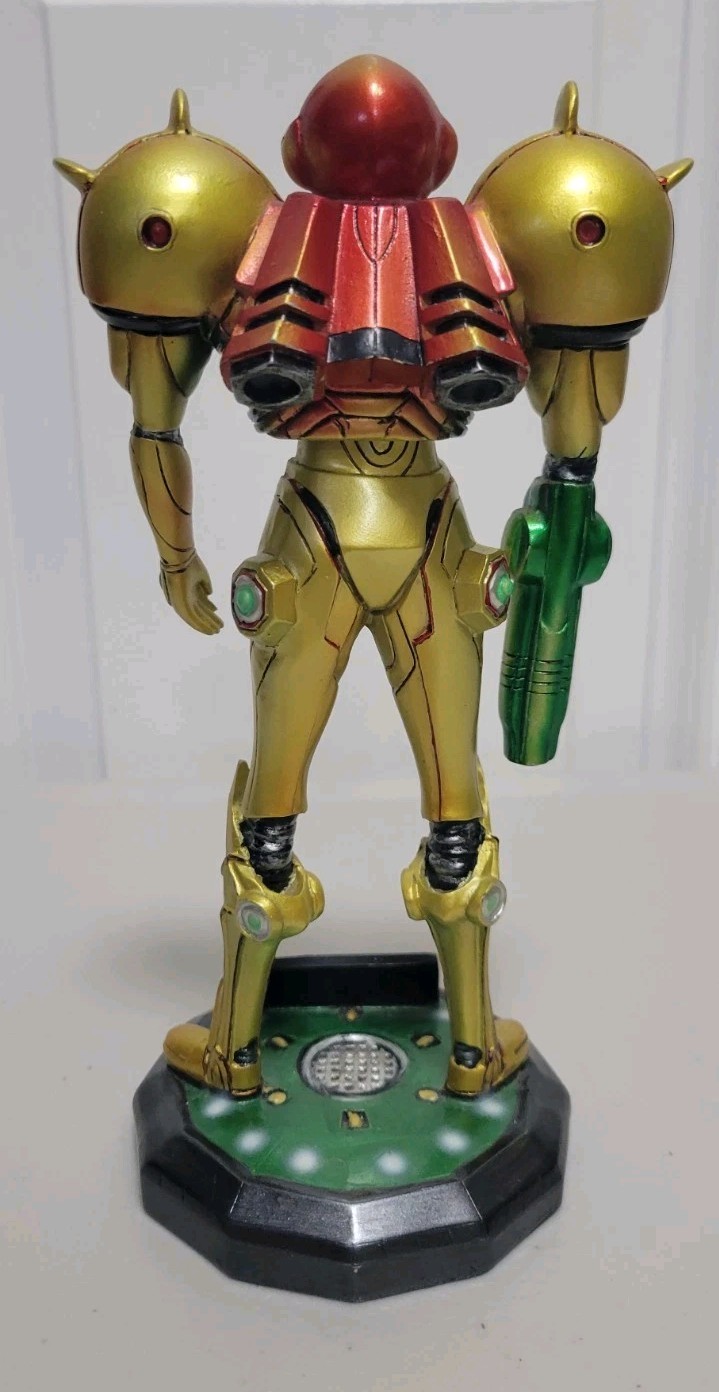 METROID PRIME BOBBLEHEAD SAMUS ARAN FIGURE Nintendo Gamecube Toysite BD&A 2002