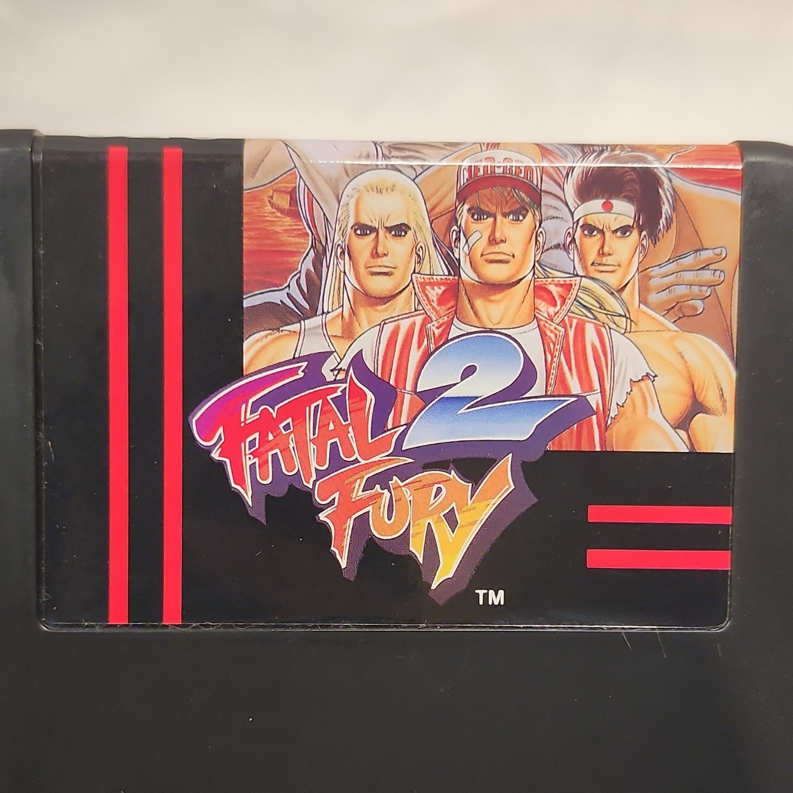 Near Mint – Fatal Fury 2 -DOG TAG – SNK Neo Geo AES – CIB Complete US Authentic