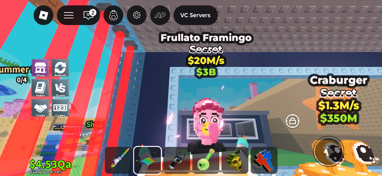steal the brainrot frullato flamingo