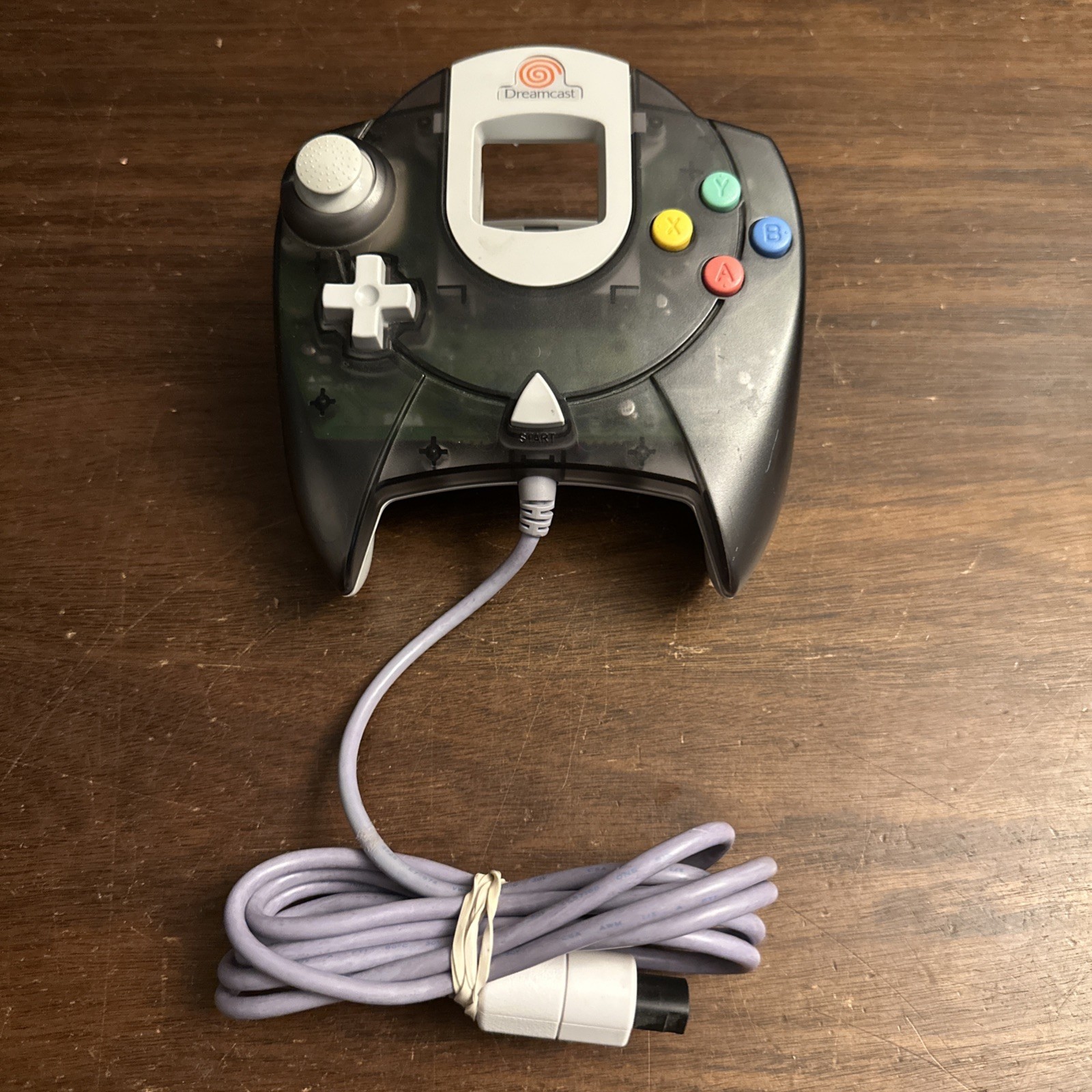 Sega Dreamcast Controller (Translucent Smoke Black) OEM – Tested – Authentic