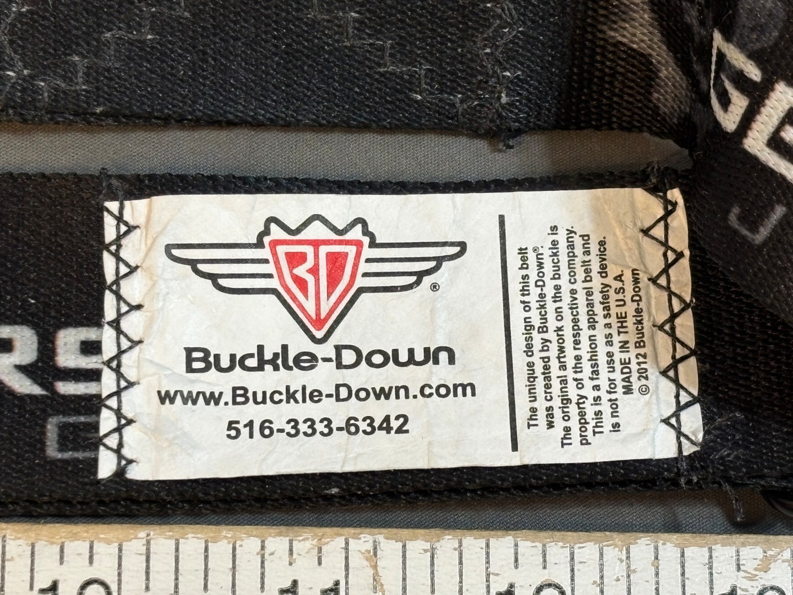 28″ Buckle-Down GEARS OF WAR JUDGEMENT Seat Belt Buckle 2012 2013