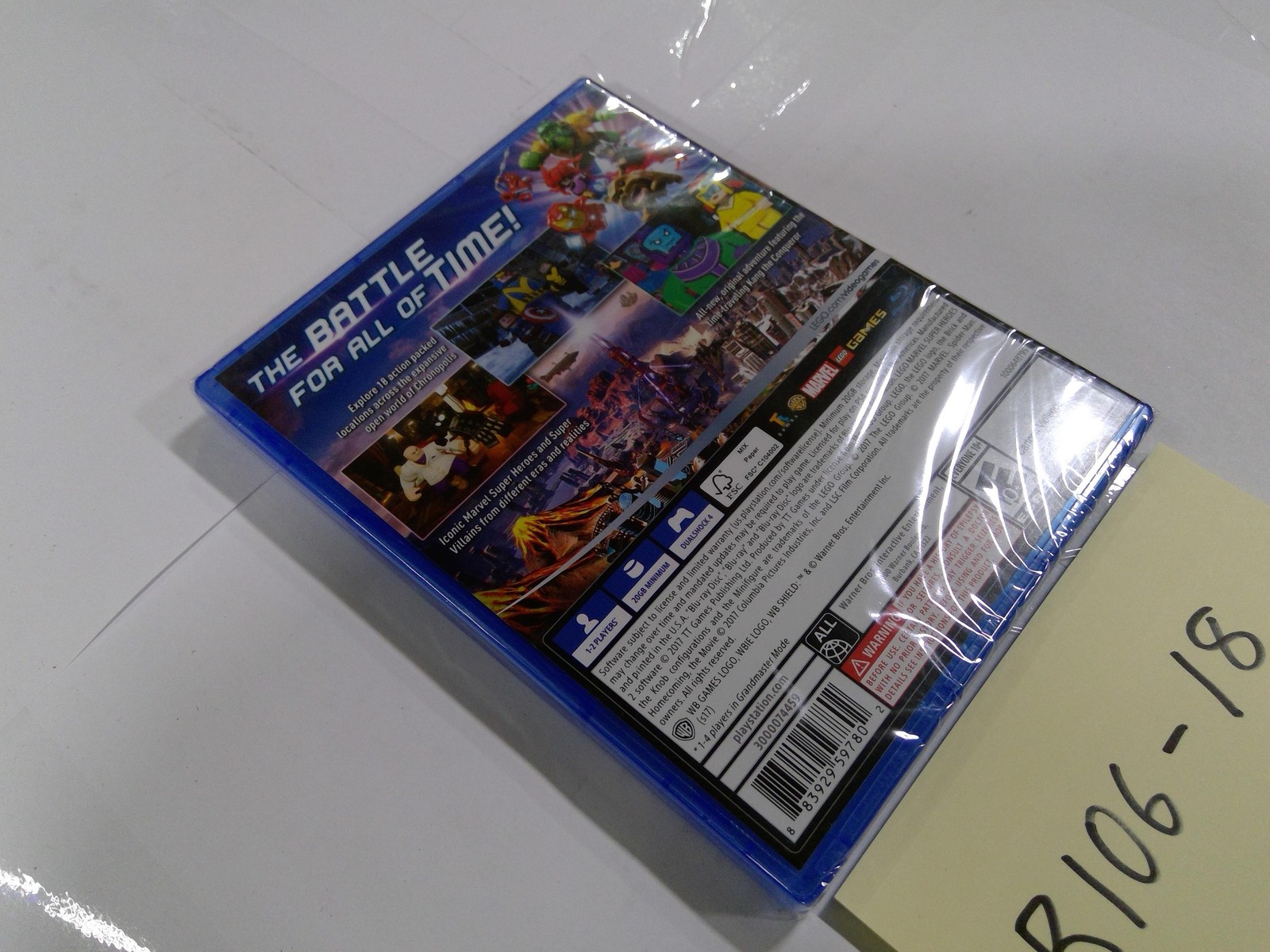 LEGO Marvel Super Heroes 2 PS4 Video Game New Sealed WB Games E10+ Family Kids