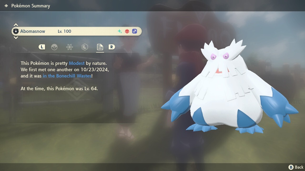 🌟Shiny Alpha Abomasnow | Pokemon Legends Arceus🌟 MAX Effort Level Stats