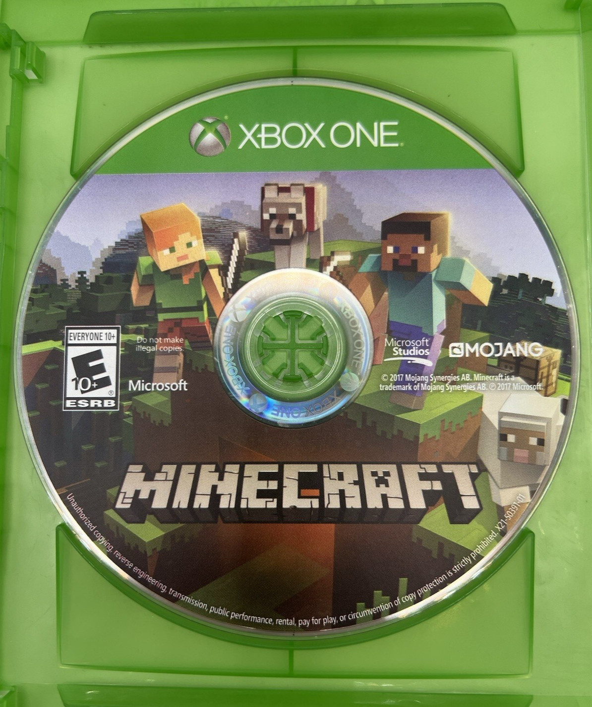 Minecraft Xbox One Disc Only