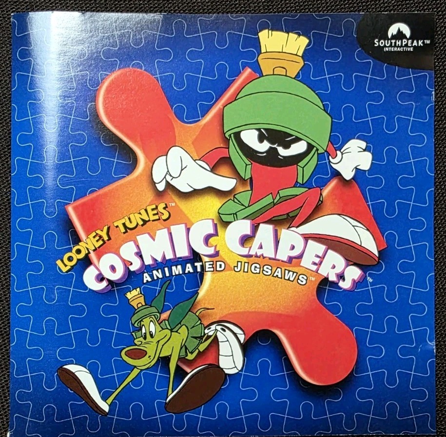 Looney Tunes Cosmic Capers Animated Jigsaws PC CD-ROM 1998 Marvin Martian