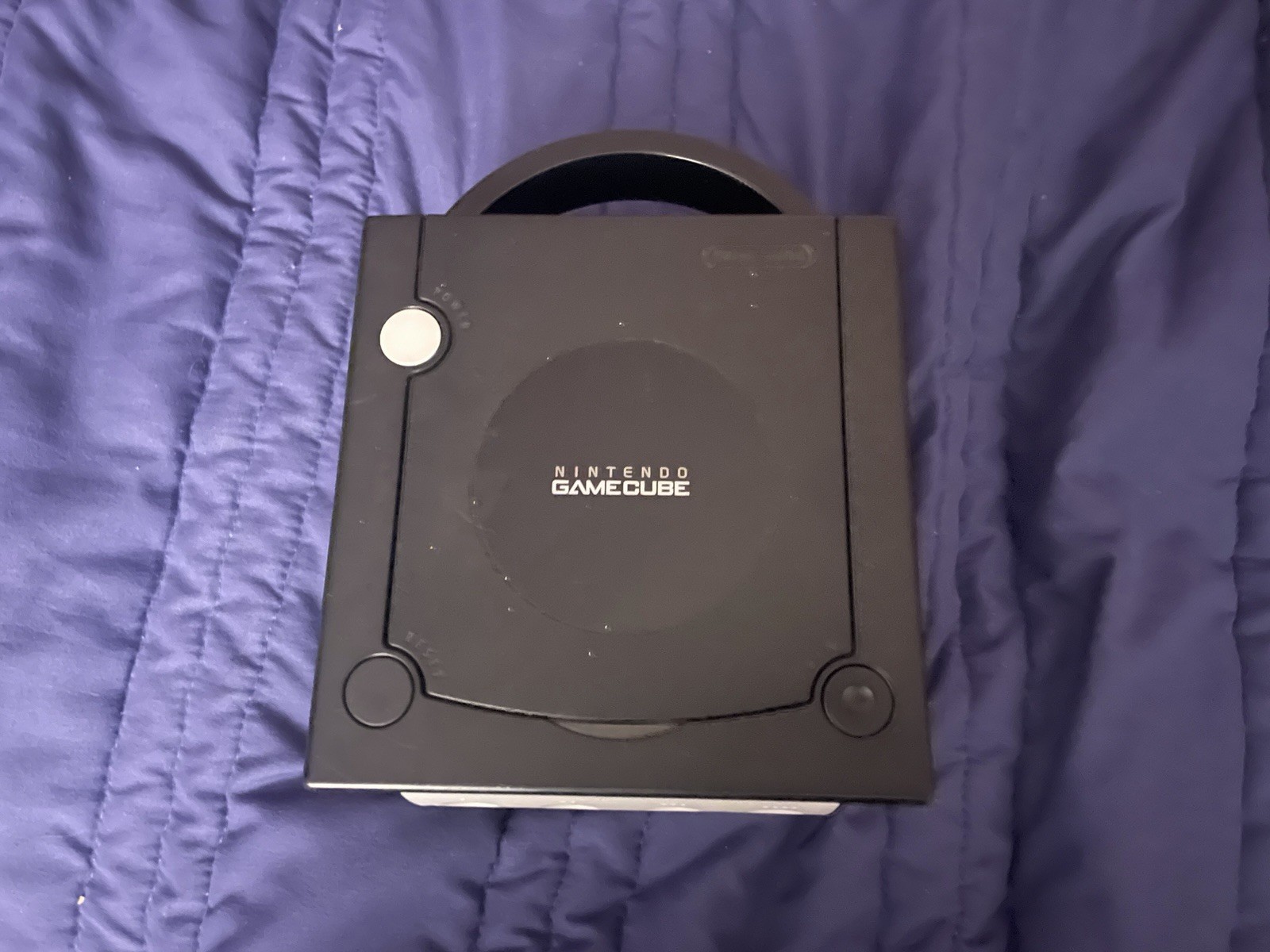 Nintendo GameCube Console Black/Silver w/ Controller, Power Supply & AV Cable