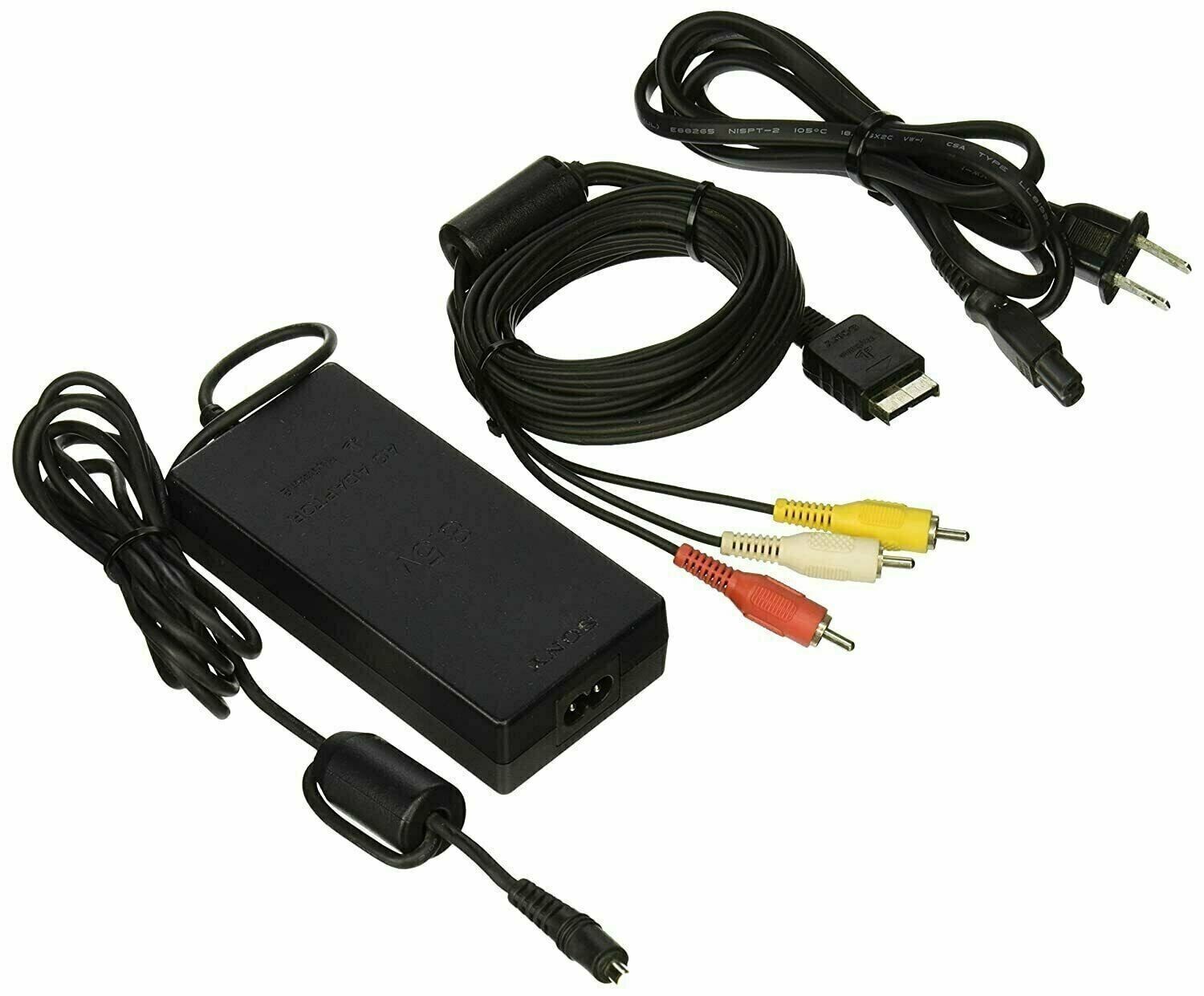 Power Supply AV Cable Sony Playstation 2 Slim PS2 Slim Charger TV Cable Adapter