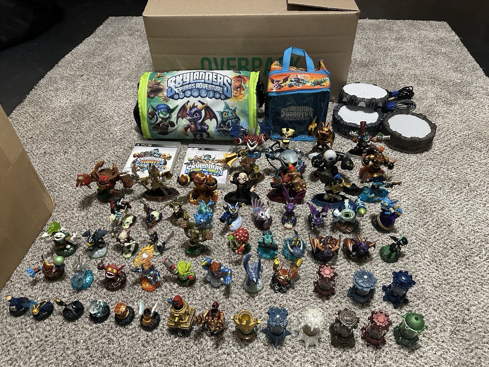 Activision Skylanders Figures Bulk Lot Crystals, Figures, and More