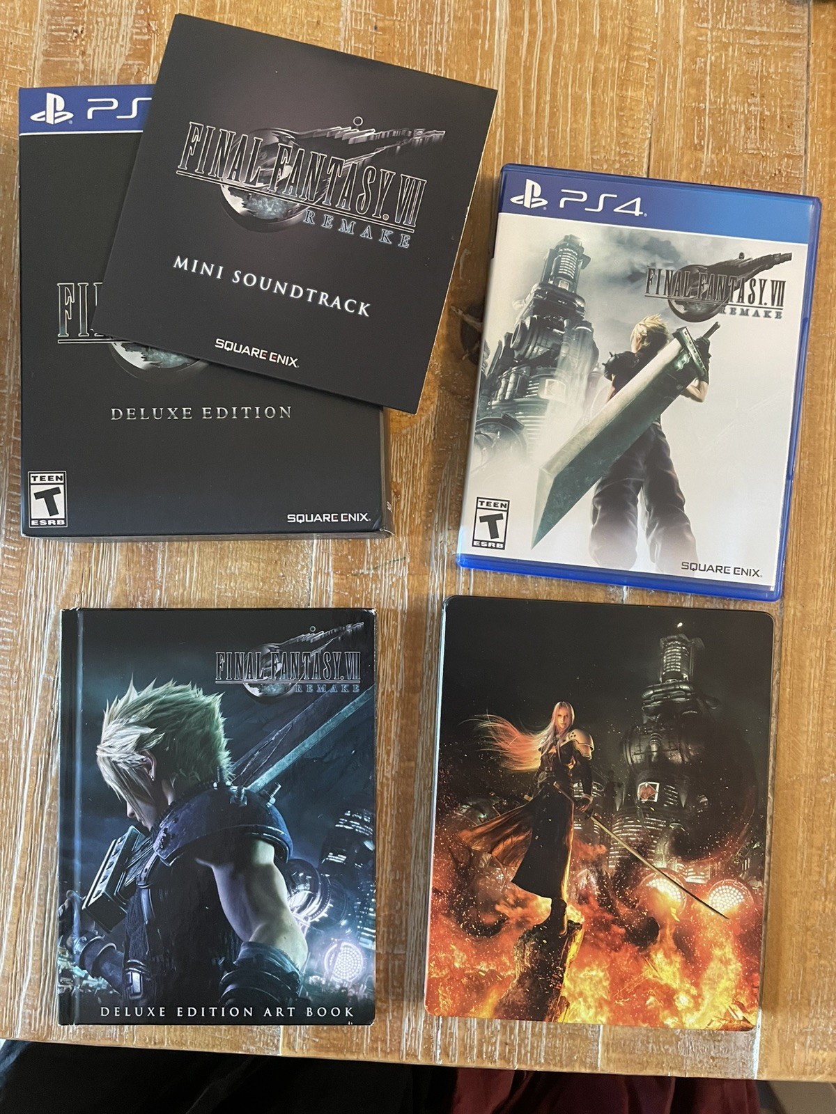 Final Fantasy VII: Remake – Deluxe Edition PS4 CIB Complete WITH GAME