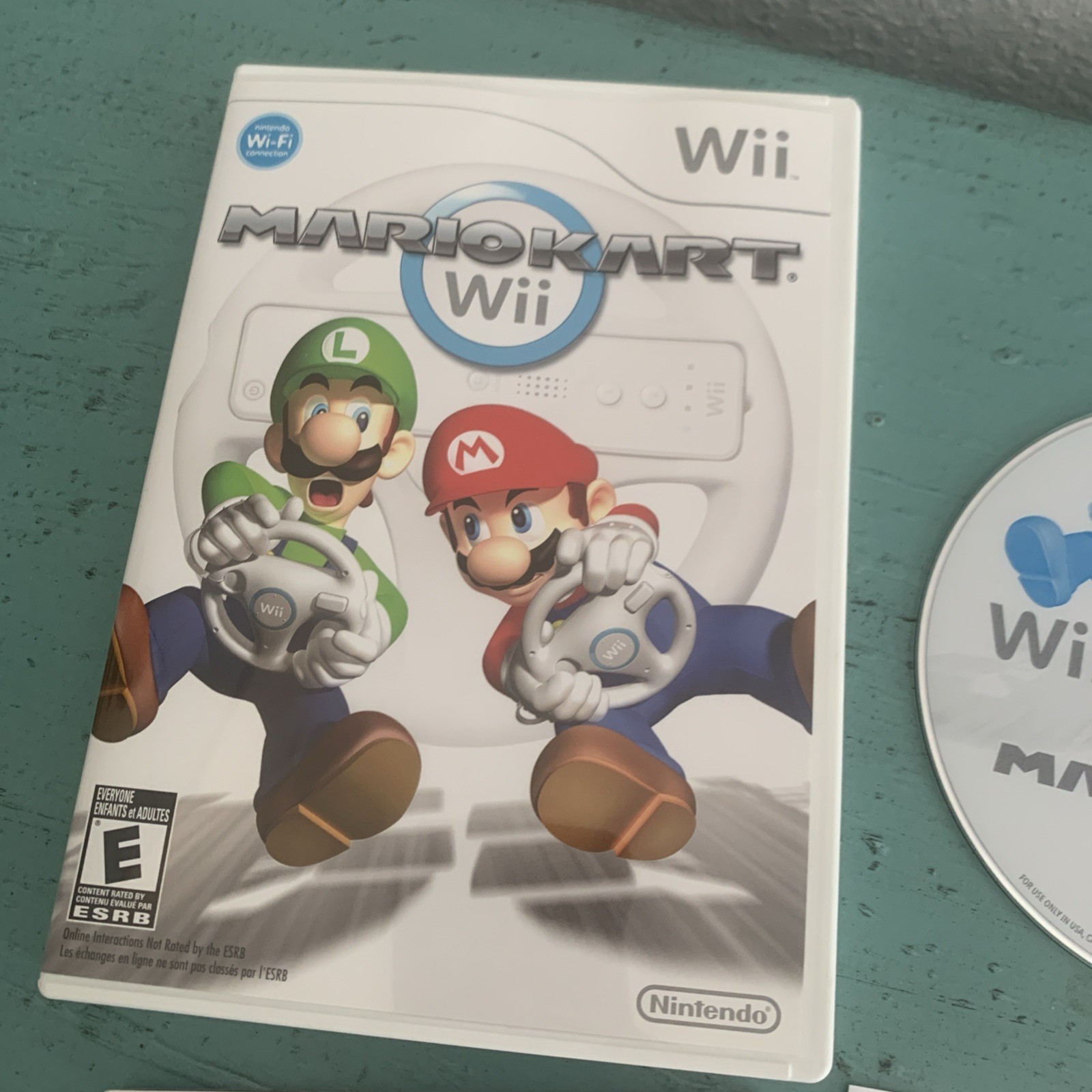 Nintendo Wii Game Mario Kart Wii Complete With Manual Racing Classic Very Good