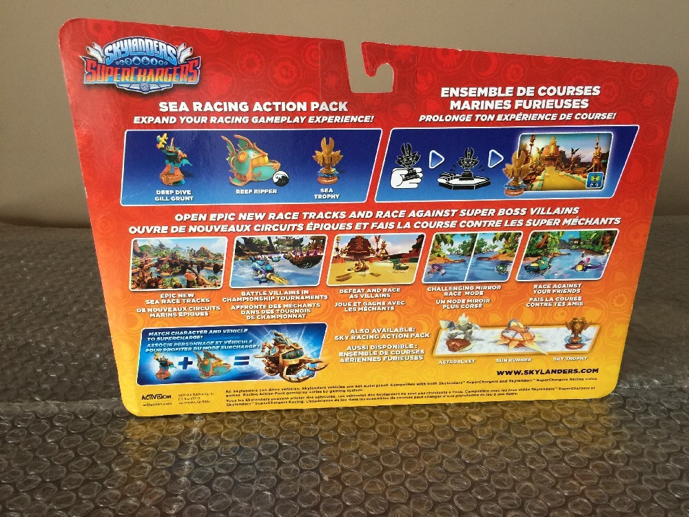 Skylanders SuperChargers: Racing Sea Pack Racing Sea Pack Sea Trophy Fast Ship!!