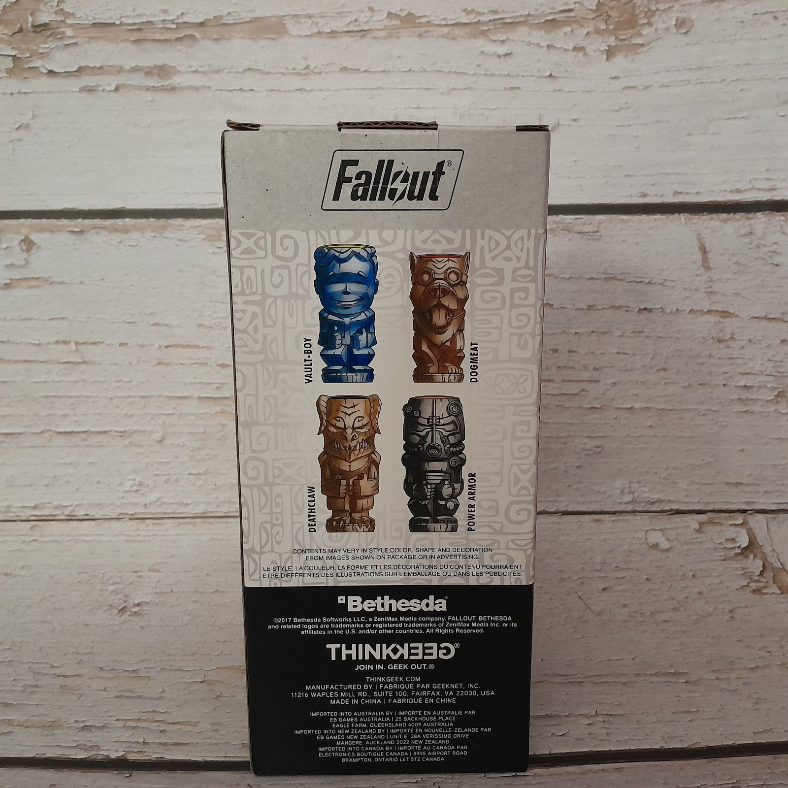 Geeki Tikis Fallout DogMeat Tiki Mug 16oz Ceramic Thinkgeek Bethesda NEW