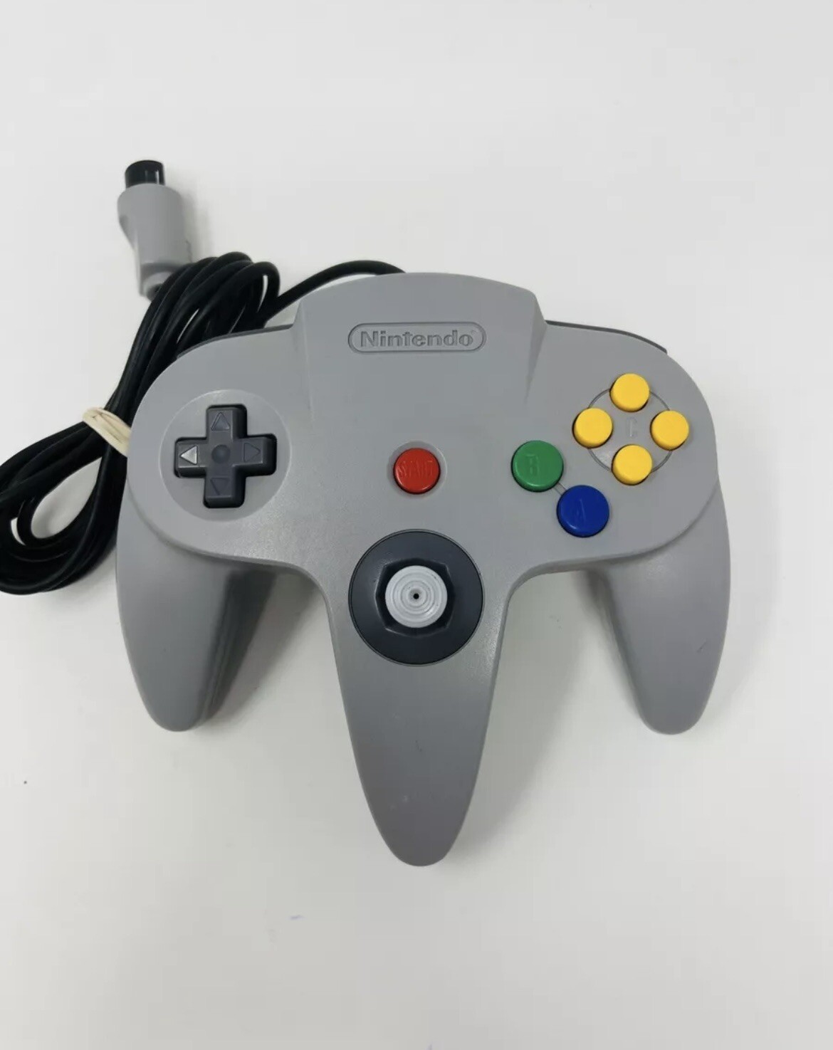 Nintendo 64 N64 OEM Controller – Gray – OEM AUTHENTIC Clean, Tested Grey