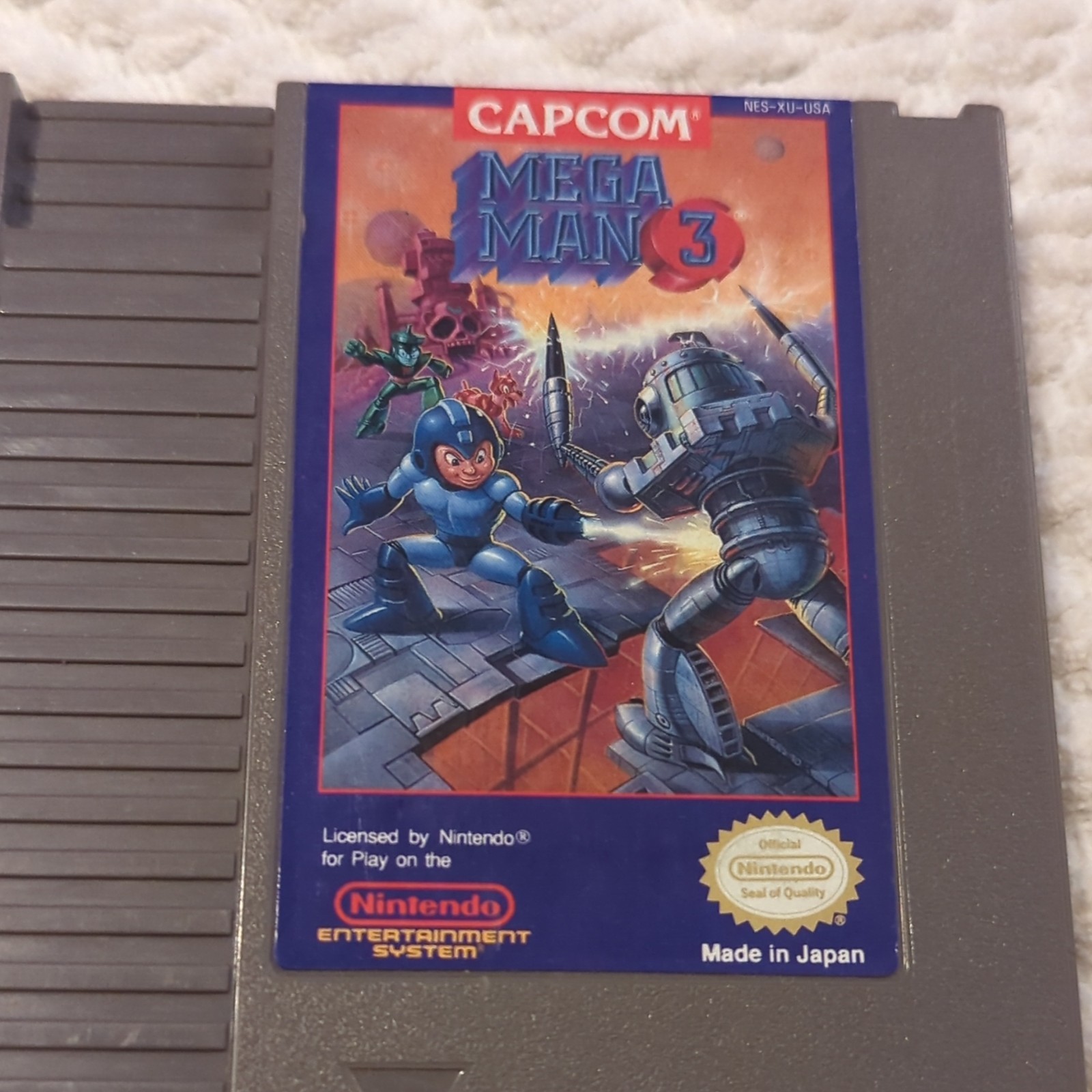Capcom Mega Man 3 Nintendo NES NTSC-U/C 1988 Tested – Works