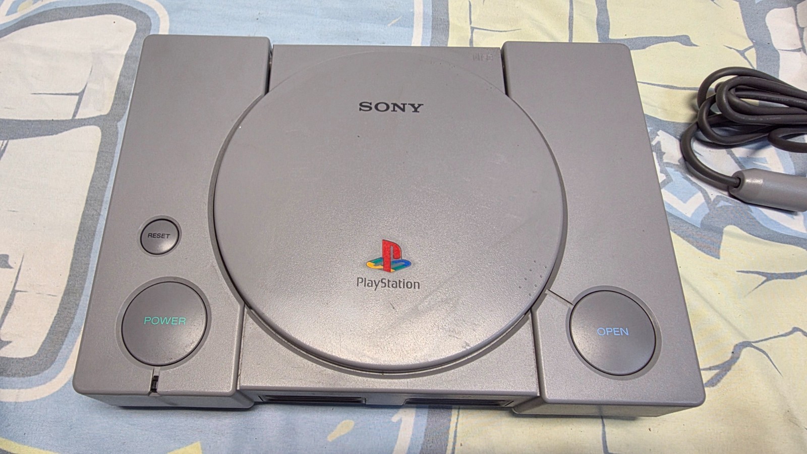 Sony PlayStation PS1 SCPH-9001 Complete Dual Shock Vintage Feb 2000 Y2K Console
