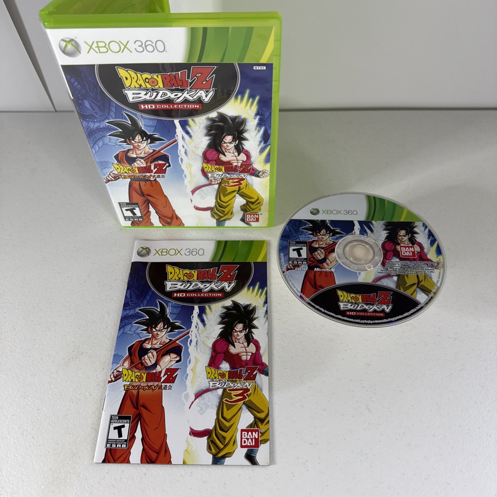 DragonBall Z Budokai HD Collection (Xbox 360, 2012) – CIB – Tested – Ships Free