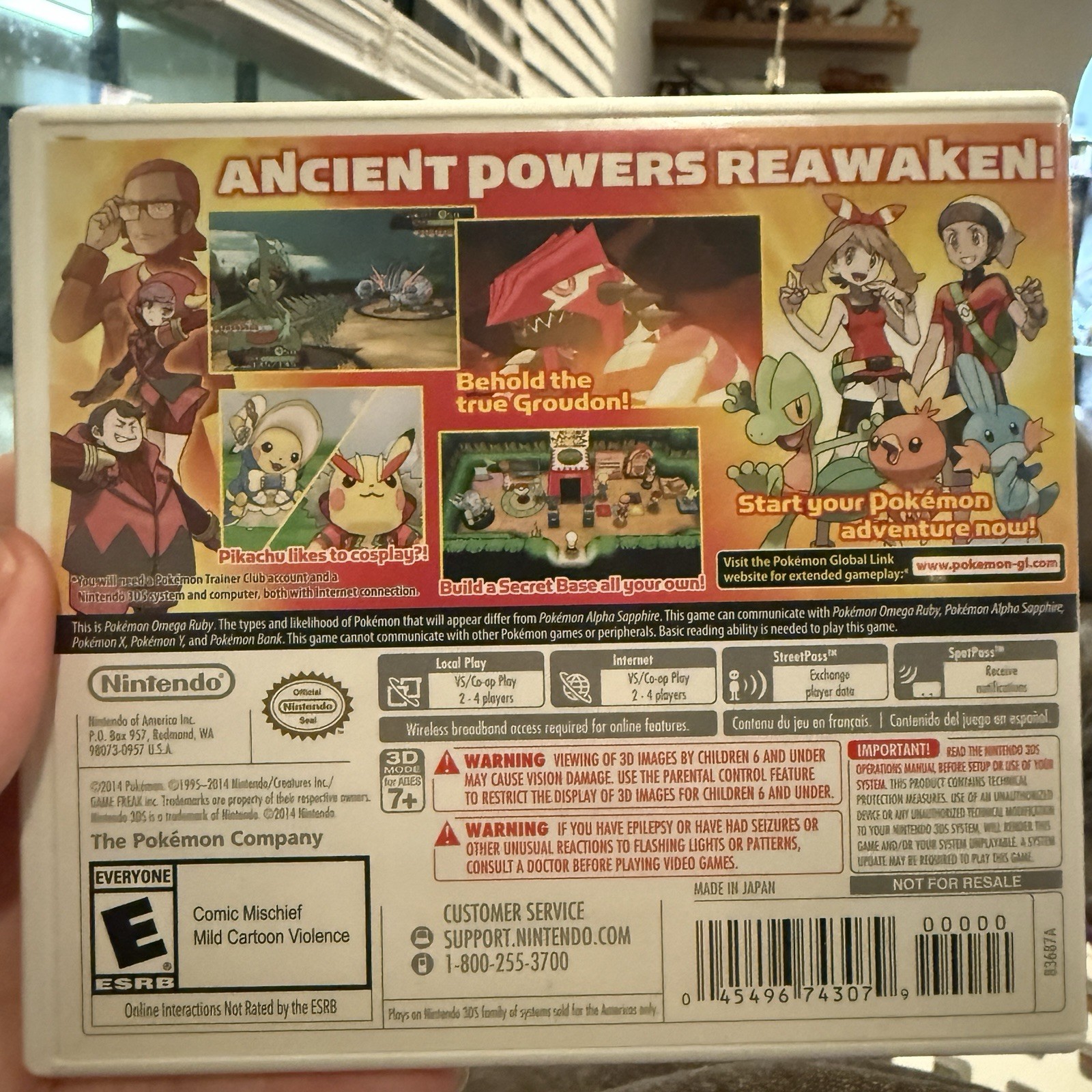 Pokemon Omega Ruby Nintendo 3DS Game Manual Included Original Case & Cartridge
