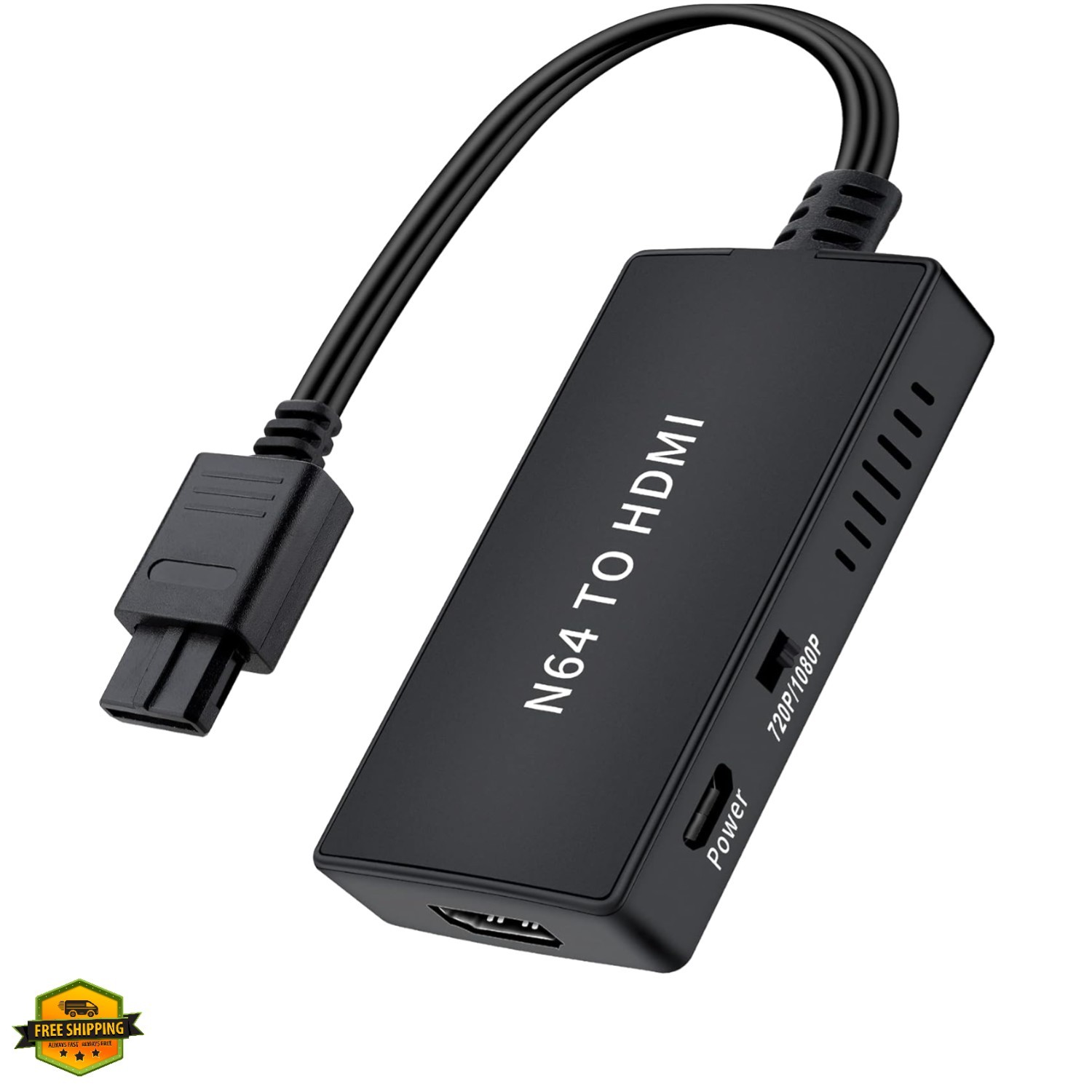 N64 to HDMI Converter Adapter, Converter for N64 /Gamecube/Super NES Game Vid…