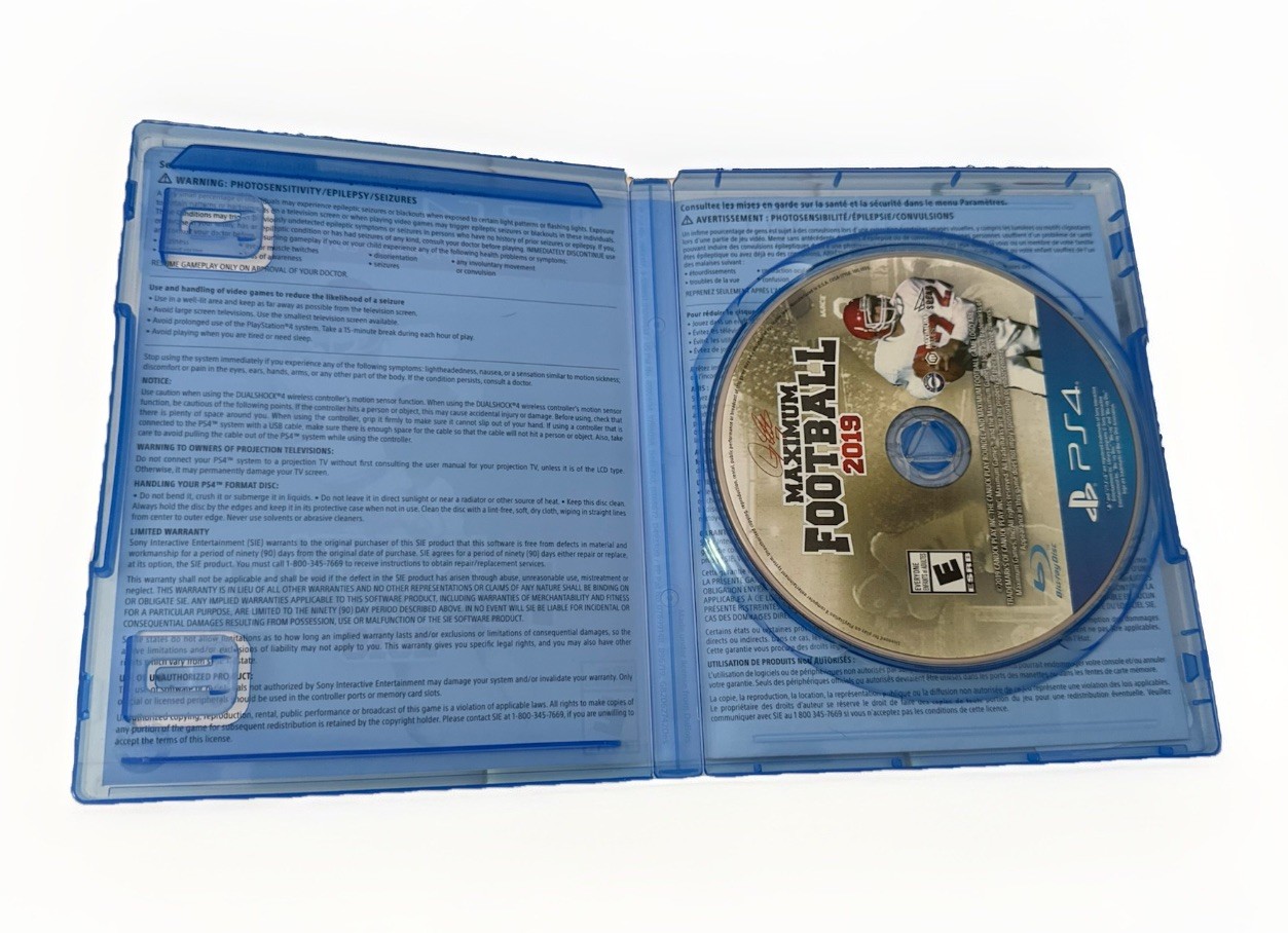 Maximum Games Maximum Football 2019 Championship Edition PS4 American Football