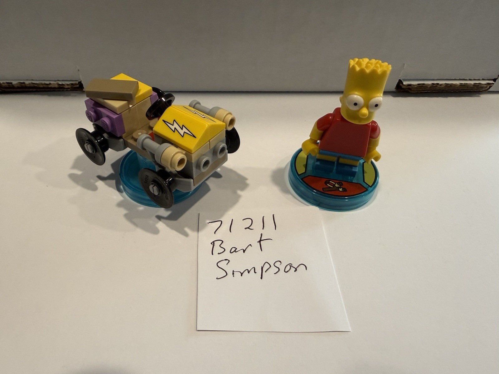 LEGO Dimensions Bart Simpson Character Figure Pack 71211 The Simpsons Video Game