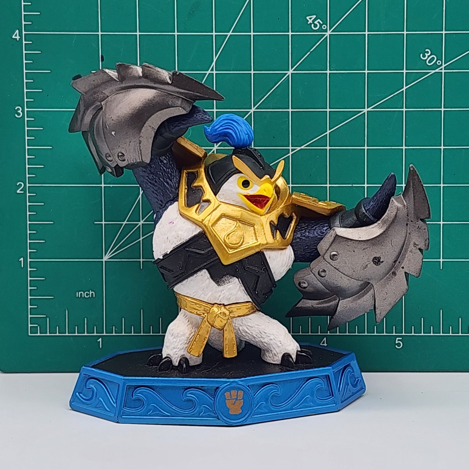King Pen Sensei Water Figure Activision Skylanders Imaginators Blue Base