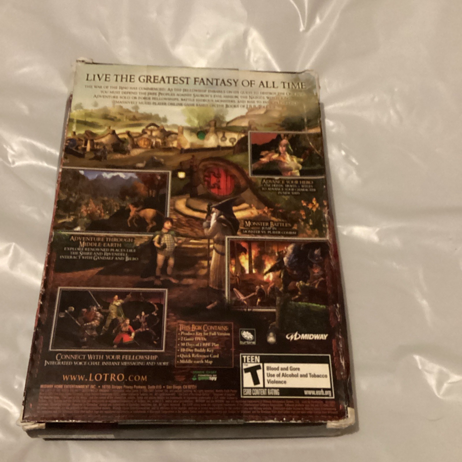 The Lord of the Rings Online: Shadows of Angmar (PC DVD-ROM) ***New***